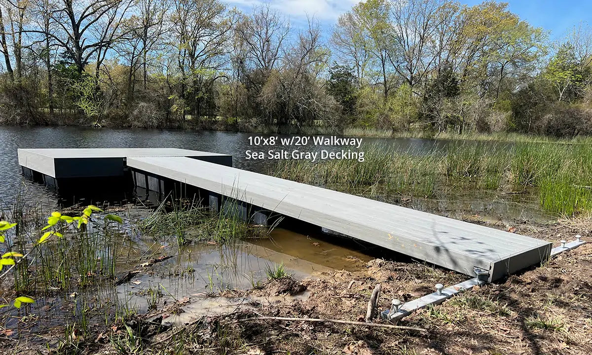 dock with walkway