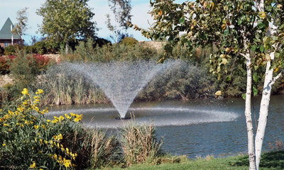 above water fountain