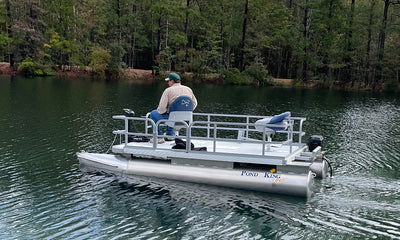 man fishing on Pro from front