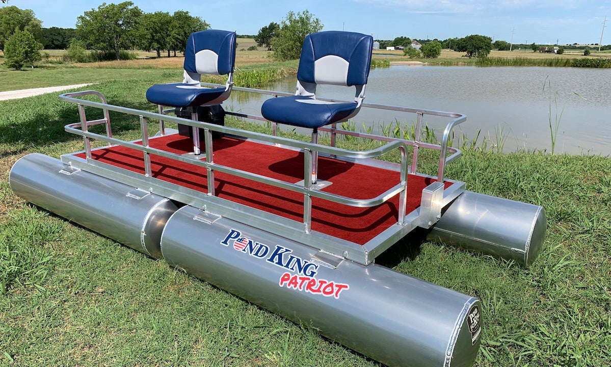 Patriot Mini Two-Man Fishing Pontoon Boat