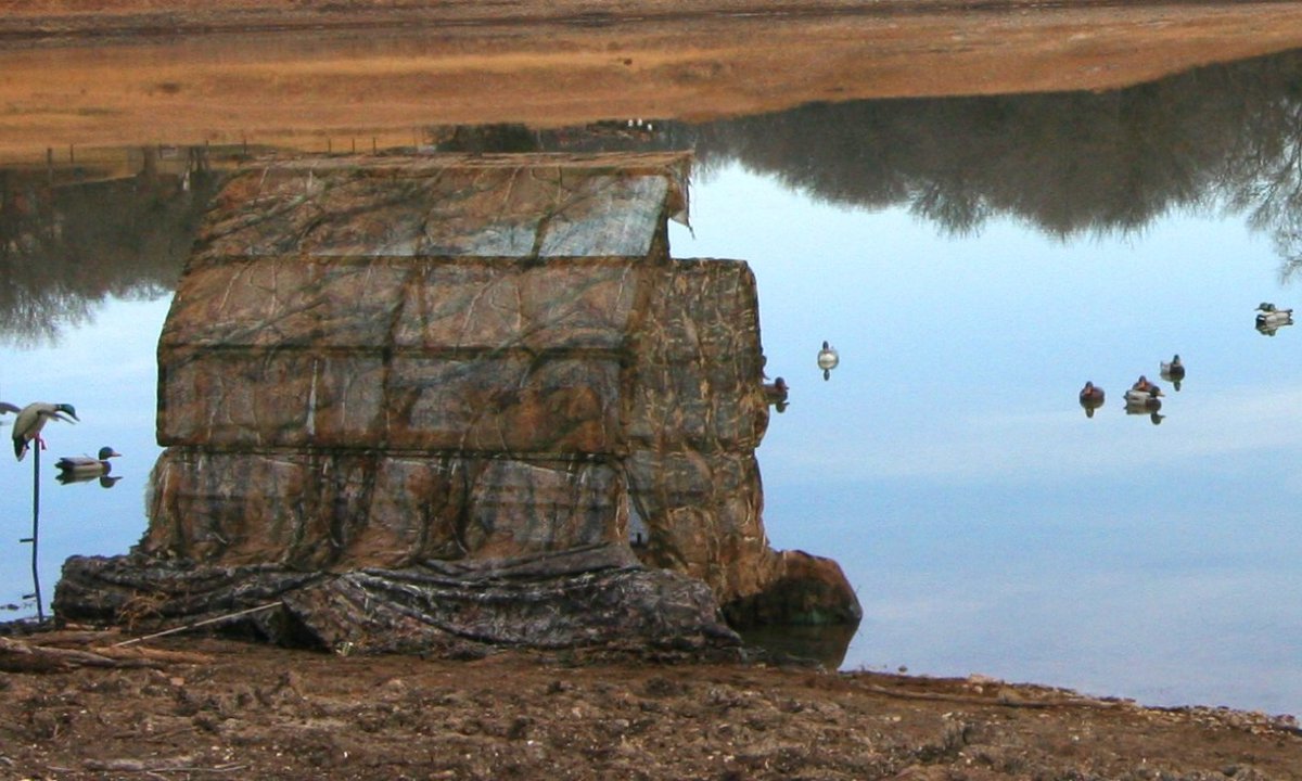 Pond King Champ with Duck Blind