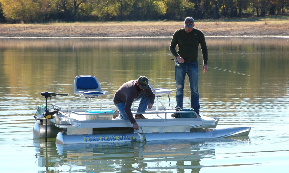 Stable Mini Pontoon Boat