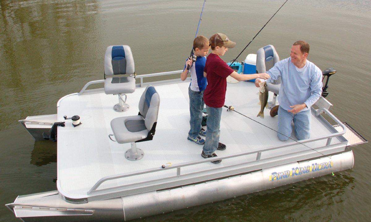 Pond King Ultra Pontoon Boat