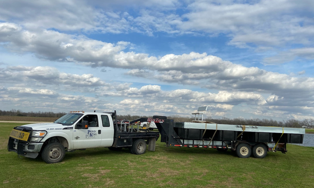 steel floating dock delivery